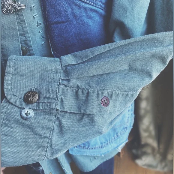 OOAK Custom Patchwork Utility Jacket The Sasha Artisan Reworked XXL - Picture 11 of 15